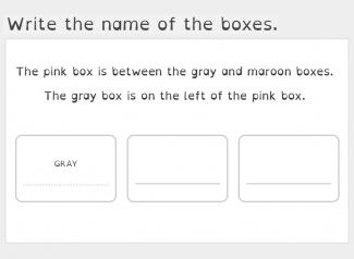 name the boxes